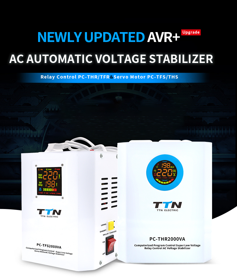 PC-THR500VA-2KVA Gas Boiler 1500VA New Design Relay Control Voltage Regulator